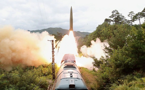 Rail missile