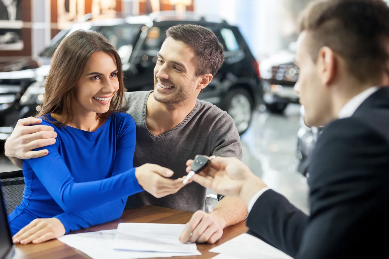 Couple Purchasing a Car