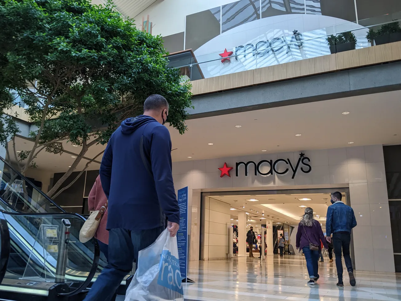 Macys store in mall