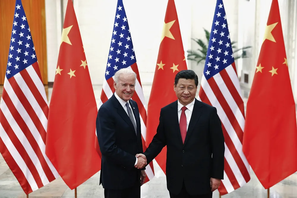 Joe Biden and Xi Xinping