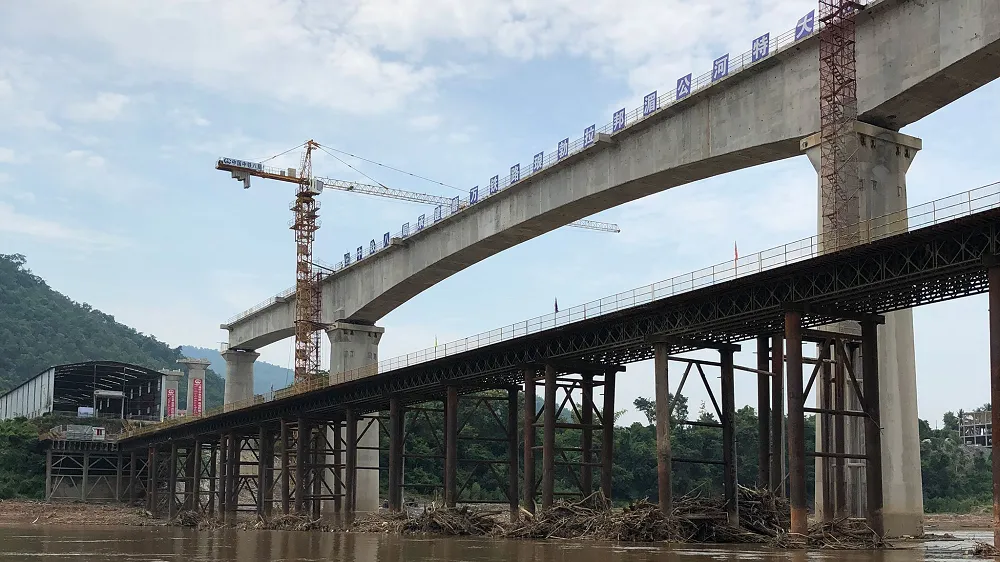 Laos railroad development project