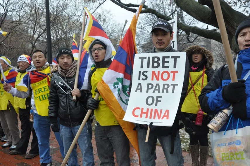 Tibetan Protestors