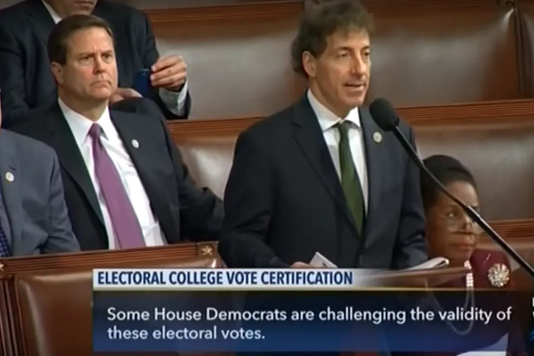 Congressman Jamie Raskin (MD-08) objects to votes of electors from Florida on the House floor.