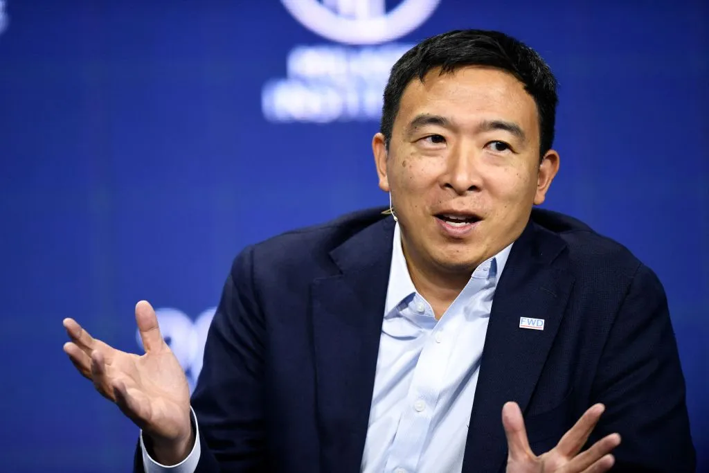 Andrew Yang, former Democratic presidential candidate and founder of the Forward Party