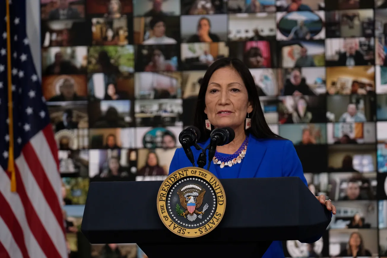 Biden Cabinet Secretary Breaks Down In Tears While Presenting Biden With Blanket