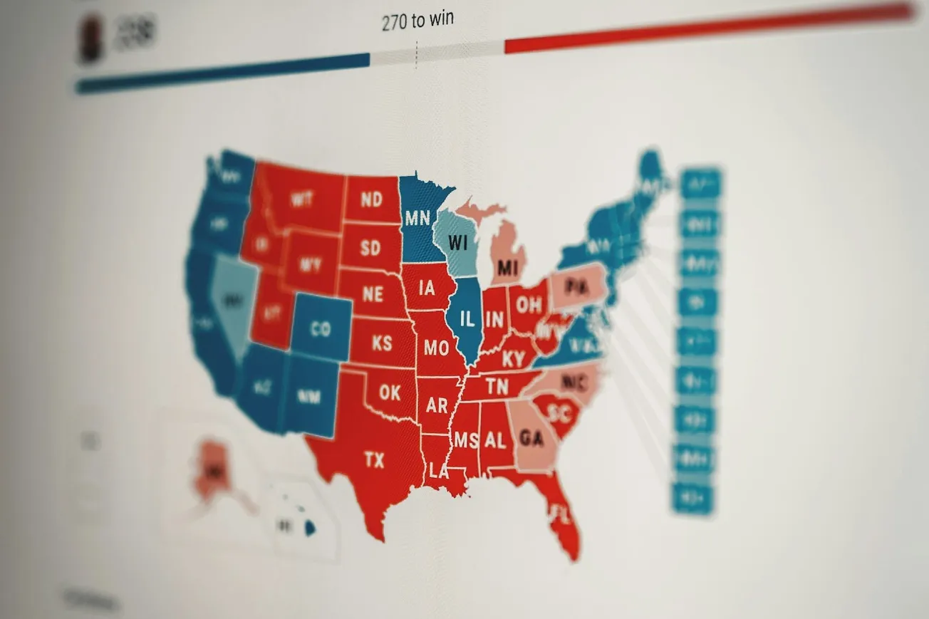 ‘All That Red’: MSNBC’s Kornacki Highlights Stark Divide Between Trump And Harris Voter Demographics, Values