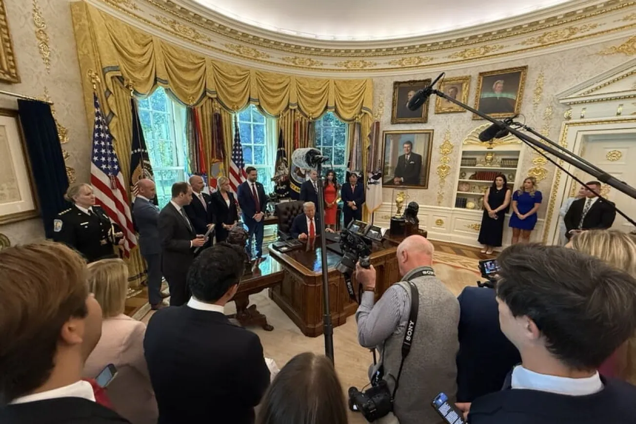 Trump Signs Executive Order Against Protesters Who Burn U.S. Flag