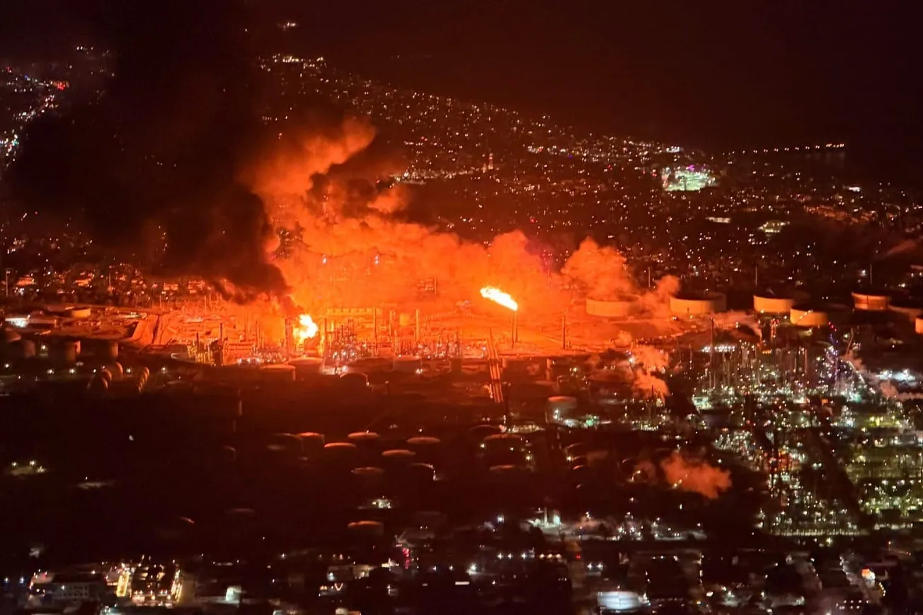 Massive Fire Erupts At Chevron’s Largest West Coast Refinery