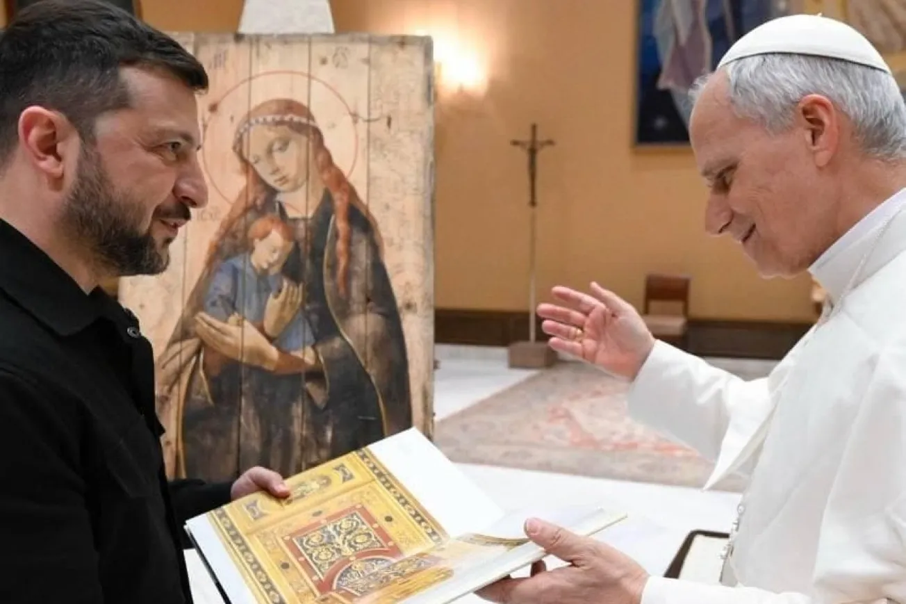 Zelensky Meets Pope Amid Growing EU Frustration With U.S.–Russia Peace Push