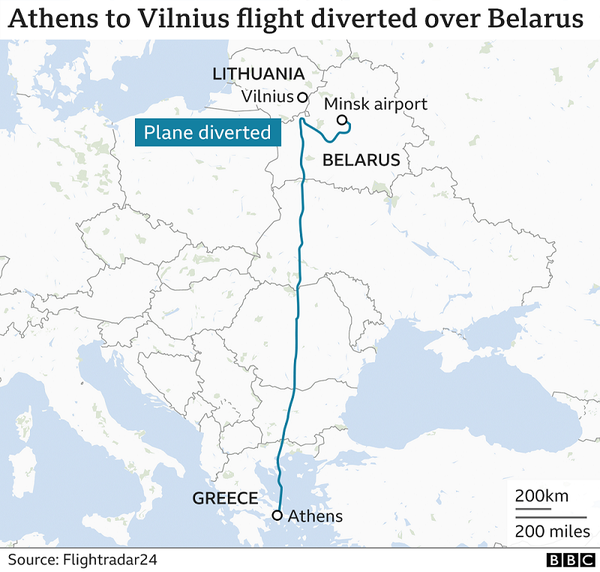 Belarus 'Diverts Ryanair Flight To Arrest Journalist ...
